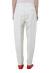 MEIMEIJ Pantalone palazzo panna Donna tela jeans da donna