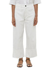 MEIMEIJ Jeans ampio Donna con piegone da donna