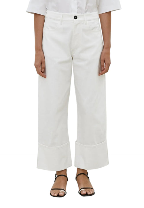 MEIMEIJ Jeans ampio Donna con piegone da donna