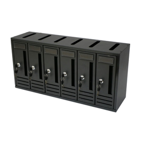 Cassetta Postale Compo 6 62X18X30 Cm Antracite 1 Pz