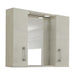 Specchio Da Bagno 960 A 2 Ante Rovere Bianco 1 Pz