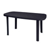 Tavolo Garden Otello Cm.136X82X72H Antracite 1 Pz