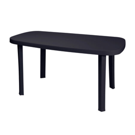 Tavolo Garden Otello Cm.136X82X72H Antracite 1 Pz