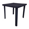 Tavolo Resina Figaro 80X80Xh72 Cm Antracite 1 Pz
