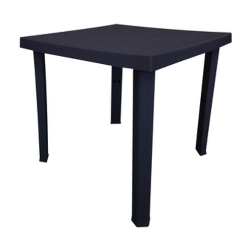 Tavolo Resina Figaro 80X80Xh72 Cm Antracite 1 Pz