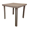 Tavolo Resina Figaro 80X80Xh72 Cm Tortora 1 Pz