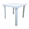 Tavolo Resina Figaro 80X80Xh72 Cm Bianco 1 Pz