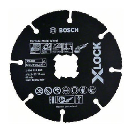Bosch-A Disco Universale Carbide Xlock 115 Mm Bosch 1 Pz