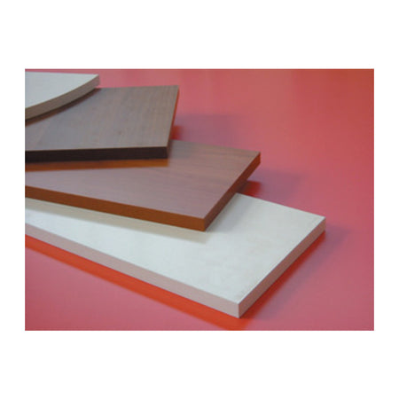 Mensola Squadrata Bianca 60X1,8X100 Cm 5 Pz