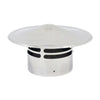 Terminale Di Scarico C/Cappello Inox Pellet D 10 Cm 1 Pz