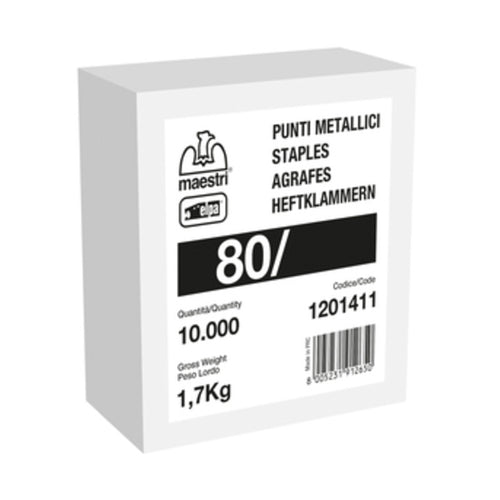 Maestri Punti Spillatrice Art. 80/14 10000 Pz Galva 1 Sc
