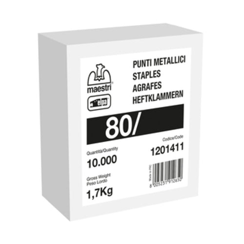 Maestri Punti Spillatrice Art. 80/ 8 10000 Pz Galva 1 Sc