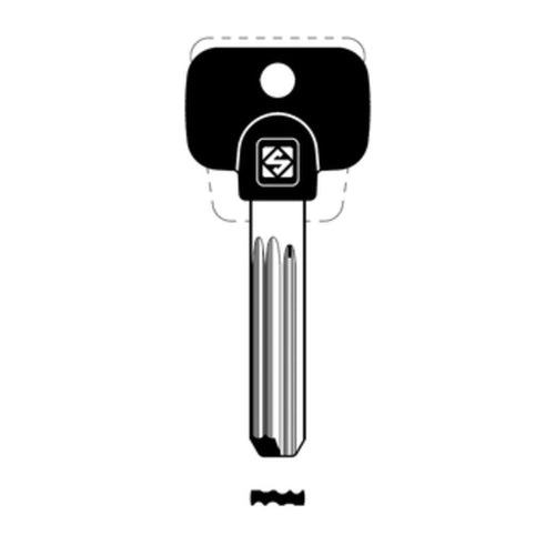 Chiavi Silca Punzonate Mtk12Rp Sni Gr.6/3 5 Pz