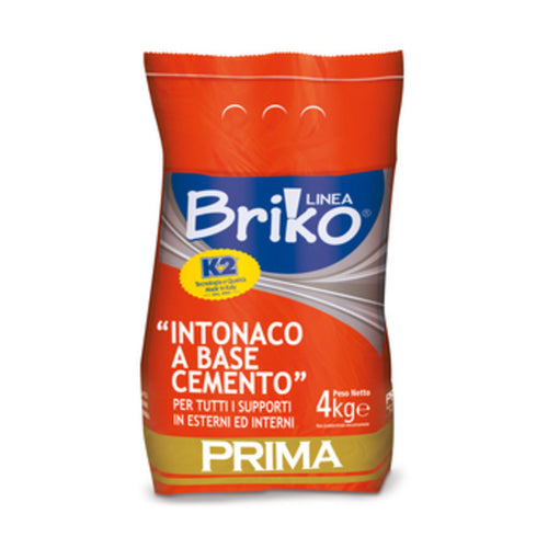 Linea Briko Intonaco Interno Esterno Da 4 Kg 4 Pz