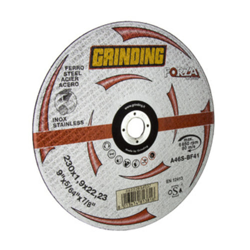 Grinding Forza Disco Ferro Piano 230X1,9 25 Pz