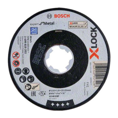 Bosch-A Disco P/Metallo Xlock D 115X1,6 Mm Bosch 1 Pz