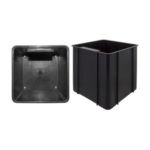 Contenitore In Abs Multiuso 17X17Xh19 Cm Nero 1 Pz