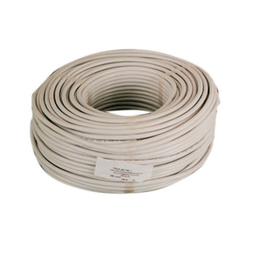 Cavo Elettrico H05Vv-F Sez 3X1,50 Mm Bianco 100 Mt