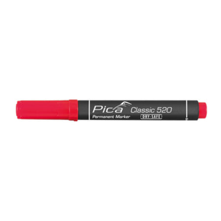 Pennarello Pica Classic Punta Tonda Rosso Pica Marker 10 Pz