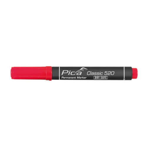 Pennarello Pica Classic Punta Tonda Rosso Pica Marker 10 Pz