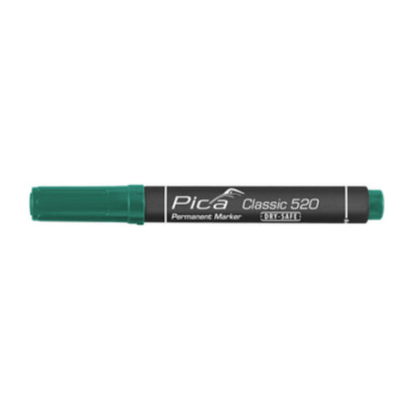 Pennarello Pica Classic Punta Tonda Verde Pica Marker 10 Pz