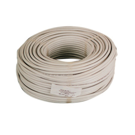 Cavo Elettrico H05Vv-F Sez 3X1,00 Mm Bianco 100 Mt