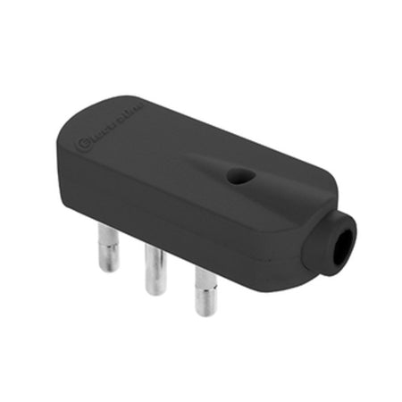 Spina Salvaspazio 16A 2P+T Nero Fig.7 25 Pz