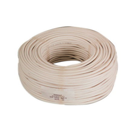 Cavo Elettrico H05Vv-F Sez 2X1,00 Mm Bianco * 100 Mt