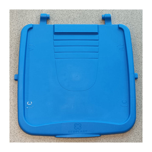 R Coperchio Azzurro X Pattumiera Ecoplus C/Manigl.Lt.50 Col.Assort. 1 Pz