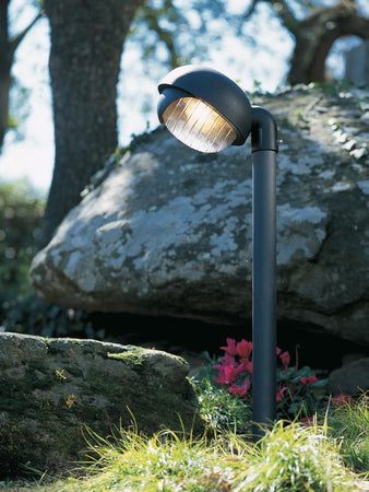 Lanterna Testa-Palo 'Residence' 60 W - Cm 34 X 24 X 19 Nero - Sovil