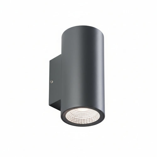 Applique Doppio Led 'Sino' 12 W 500 Lumen - Grigio - Sovil
