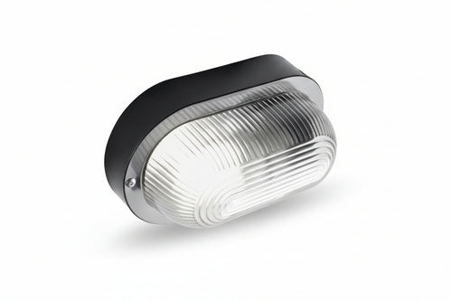 Plafoniera 'Ovale' Colore Nero - Sovil