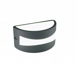 Applique Led 'Tibet' 10 W - Cm 22 X 12,1X 10,8 Grafite - Sovil