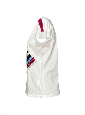 VERY SIMPLE T-shirt Donna Very Simple 117CO da donna