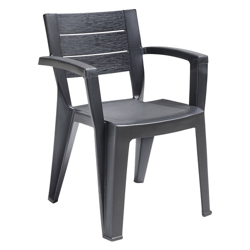 Sedia In Polipropilene 'Emma' Grafite - Bica