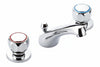 Batteria Lavabo Serie Scudetto Scarico Automatico - 1 Pezzi Crolla