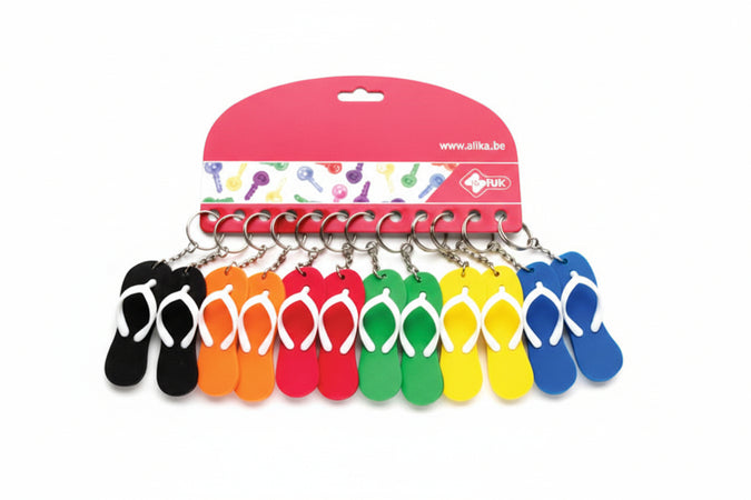 Portachiavi Galleggianti Flip Flop Pz.12 (Avk404088)- Su Ordinazione - 1 Confezione Silca