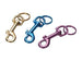 Moschettone Portachiave Alluminio Con Anello Pz.12 (Avk7104)- - Mm.70X15 Su Ordinazione - 1 Confezione Silca