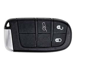 Radiocomando Auto Con Transponder Cy24Ap28 Fiat, Jeep- - Cy24Ap28 - 3 Bottoni - 1 Pezzi Silca