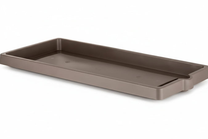 Sottovaso Per Fioriera Rettangolare Cm 60 X 25 X 3,4 - Cappuccino - Bama