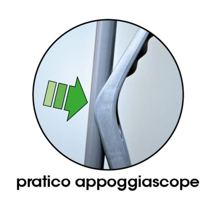 Alzaimmondizia In Plastica Raccoglisporco Professional Cm 38,5X30X88H Bama