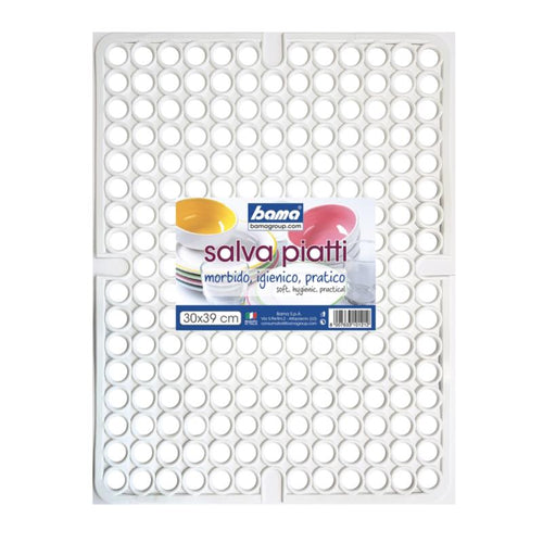 Griglia Copri Lavello 30X39 Cm - Col. Bianco - Bama