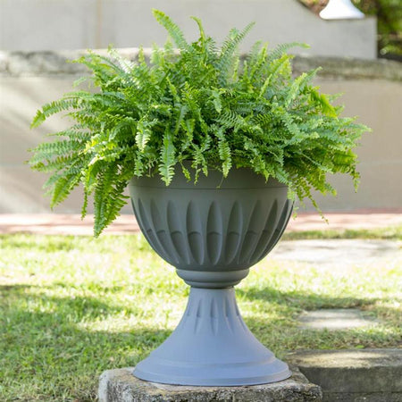 Bama Vaso A Calice Alba Col. Grigio Ø Cm. 43X46 H