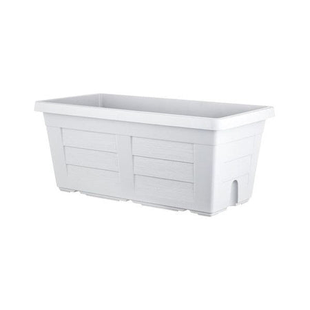 Fioriera Rettangolare Cm 100 X 44 X 40 - Ghiaccio (Senza Sottovaso) - Bama