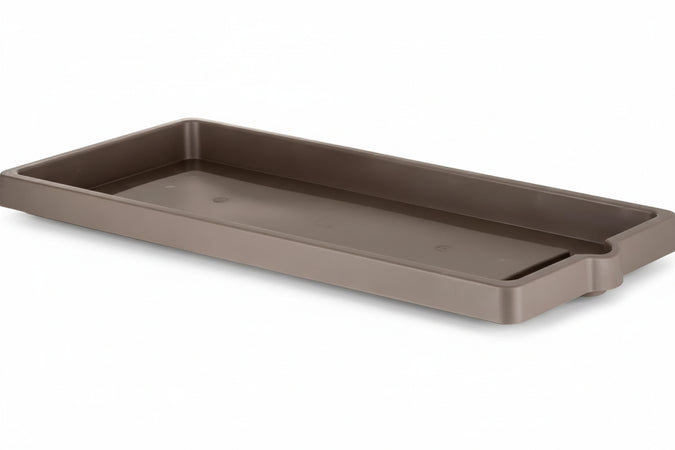 Sottovaso Per Fioriera Rettangolare Cm 75 X 33,5 X 4,5 - Cappuccino - Bama