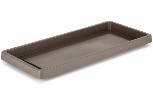 Sottovaso Per Fioriera Rettangolare Cm 94 X 36 X 5,5 - Cappuccino - Bama