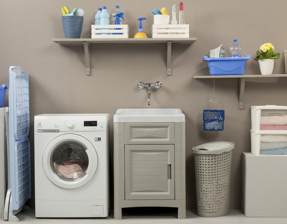 Mobile Lavatoio Anta Singola Cm 60 X 51 X H.89 - Bama