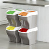 Pattumiera Raccolta Differenziata Set 'Poker Plus' 27 Lt. Cm 30 X 40 X 37,5 H - Bama