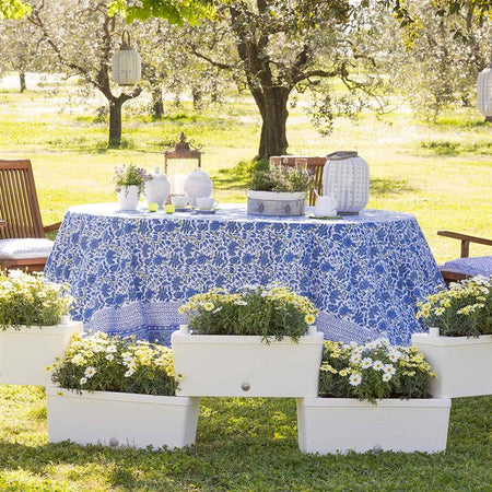 Kit Fioriere Componibili 'Brick' Kit 5 Pz - Colore Panna - Bama