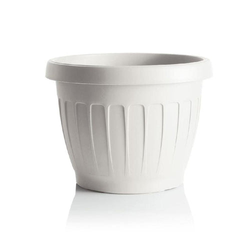 Vaso Tondo Ø 35 X H.26 Lt. 16 - Bianco - Bama